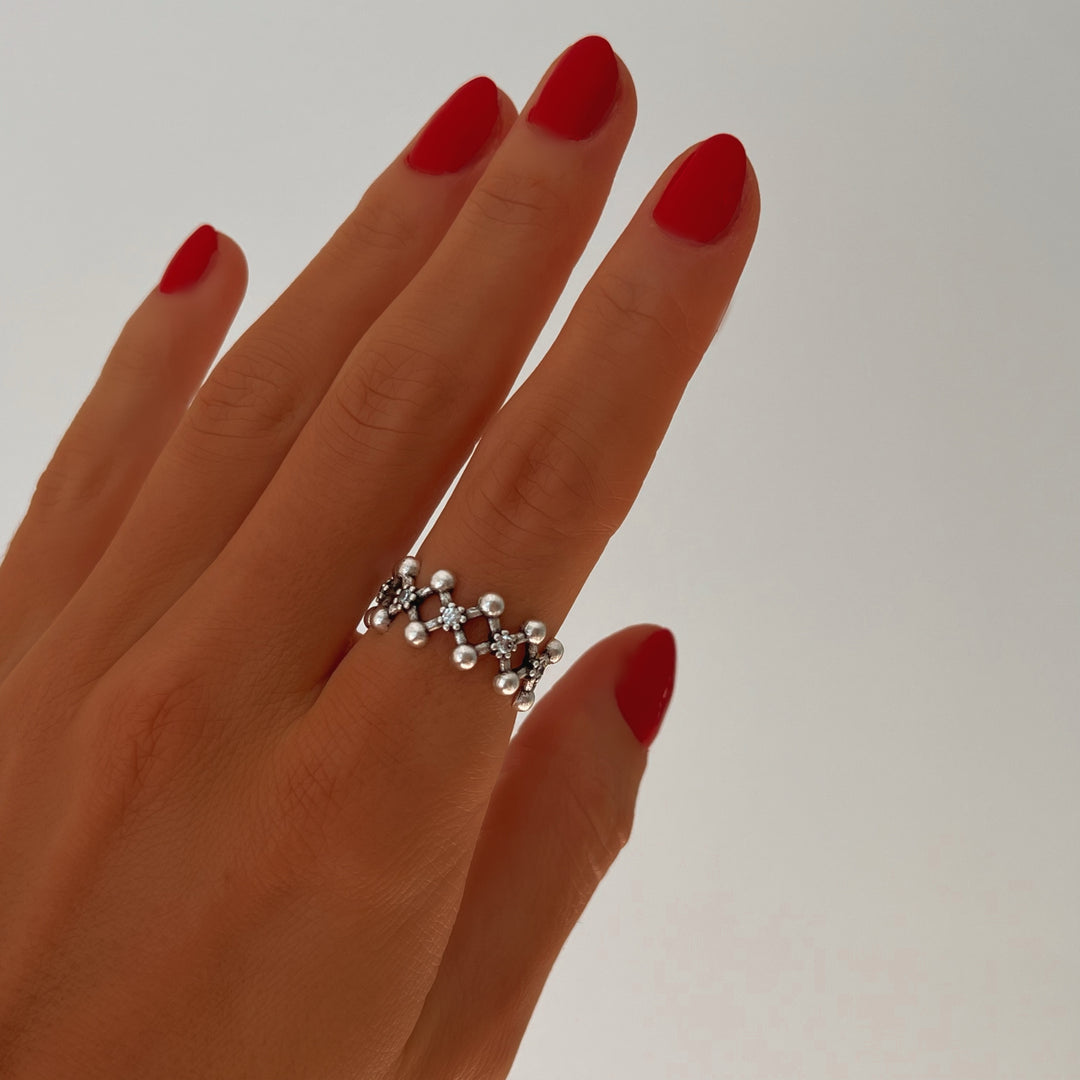 Carrara gyűrű ZAMAC Jewellery ZAMAC ékszerek - Kézzel készült ékszerek a természetes formák szerelmeseinek