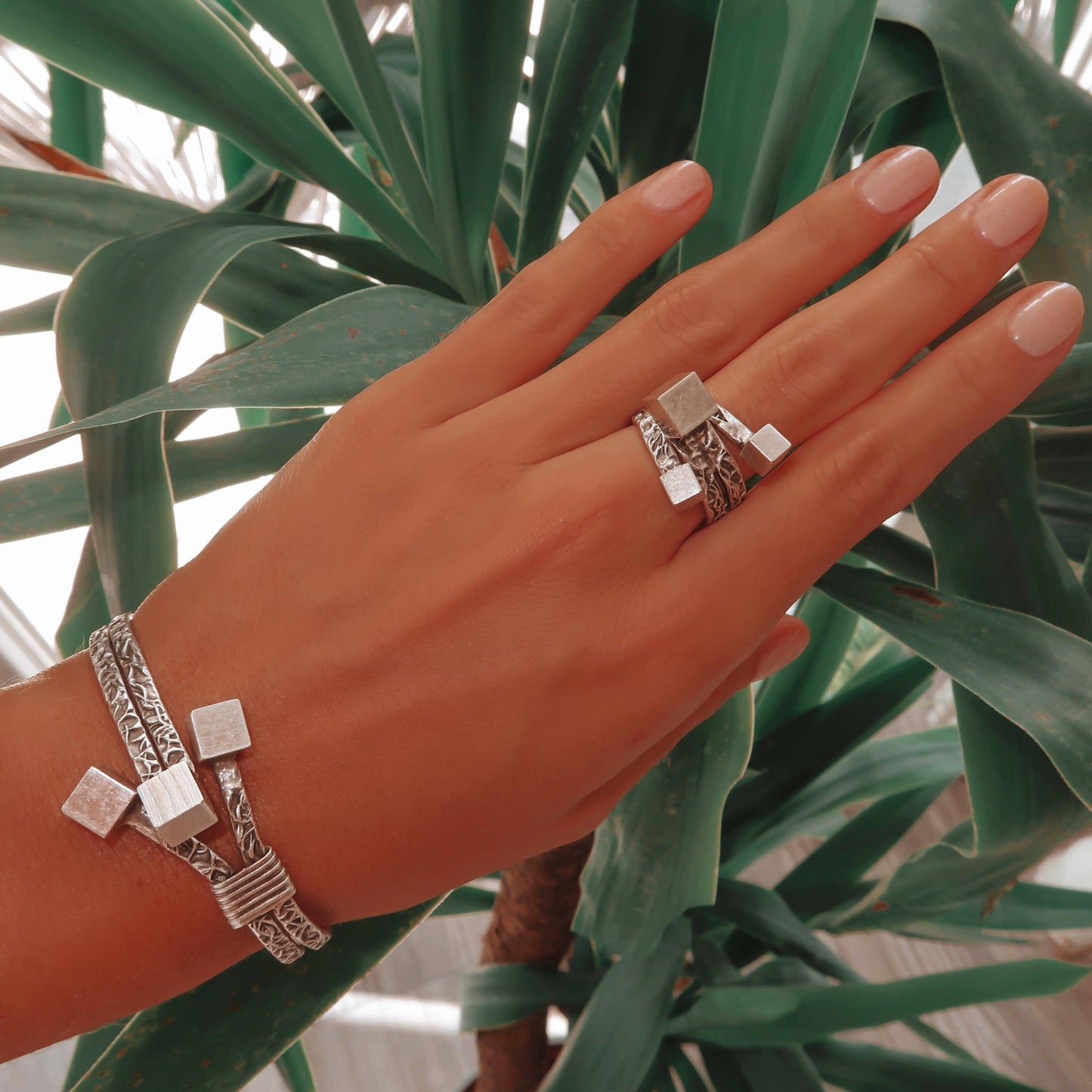 Messina ring ZAMAC jewelry - Handmade jewelry for lovers of natural, clean shapes..