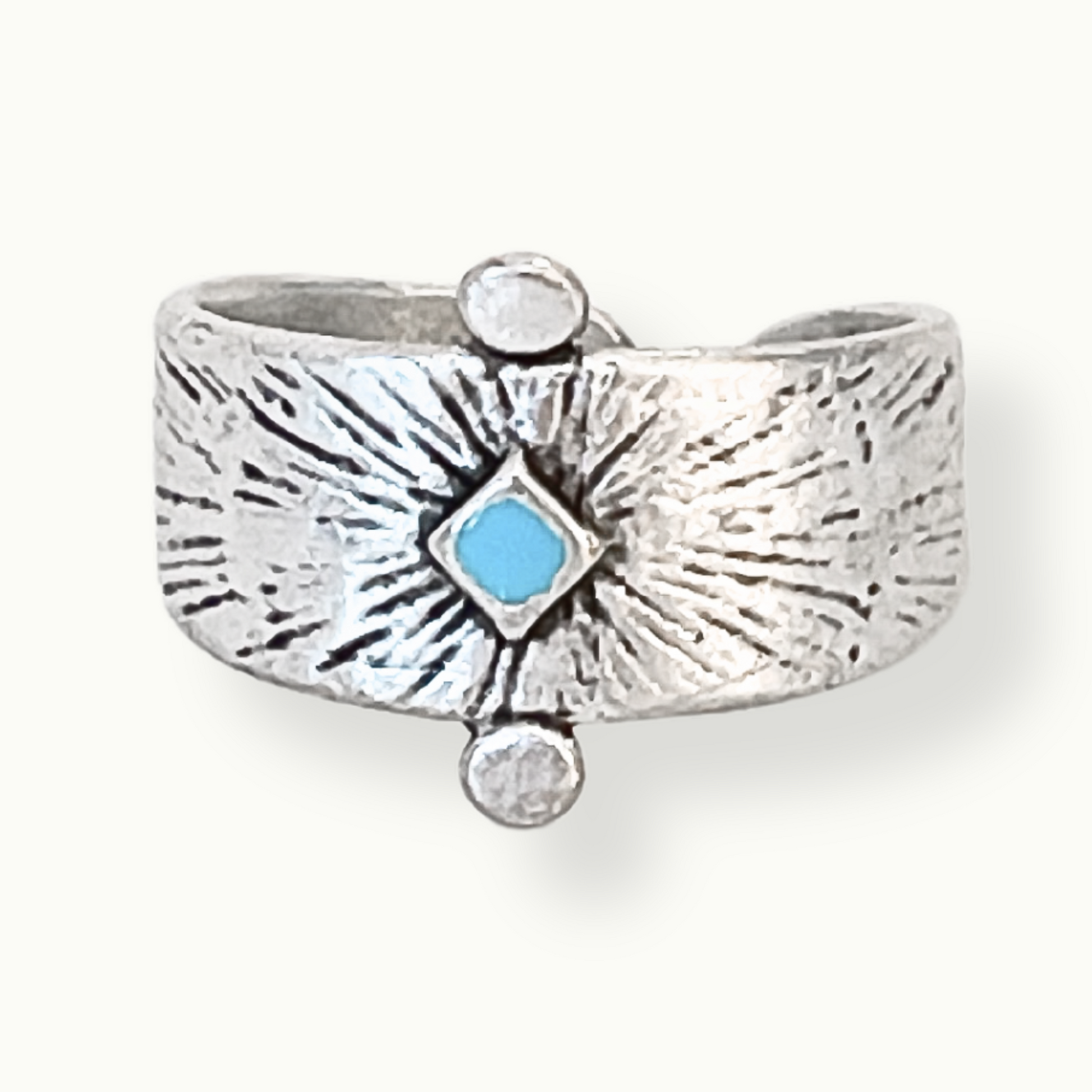 Moorea ring ZAMAC jewelry - Handmade jewelry for lovers of natural, clean shapes..