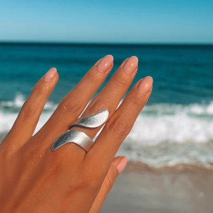 Bali ring ZAMAC jewelry - Handmade jewelry for lovers of natural, clean shapes..
