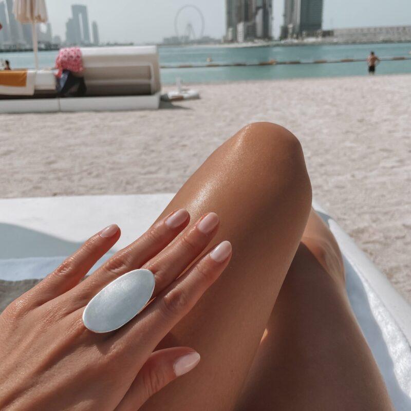 Dubai gyűrű  ZAMAC ékszerek - Kézzel készület ékszerek a természetes, letisztult formák kedvelőinek..