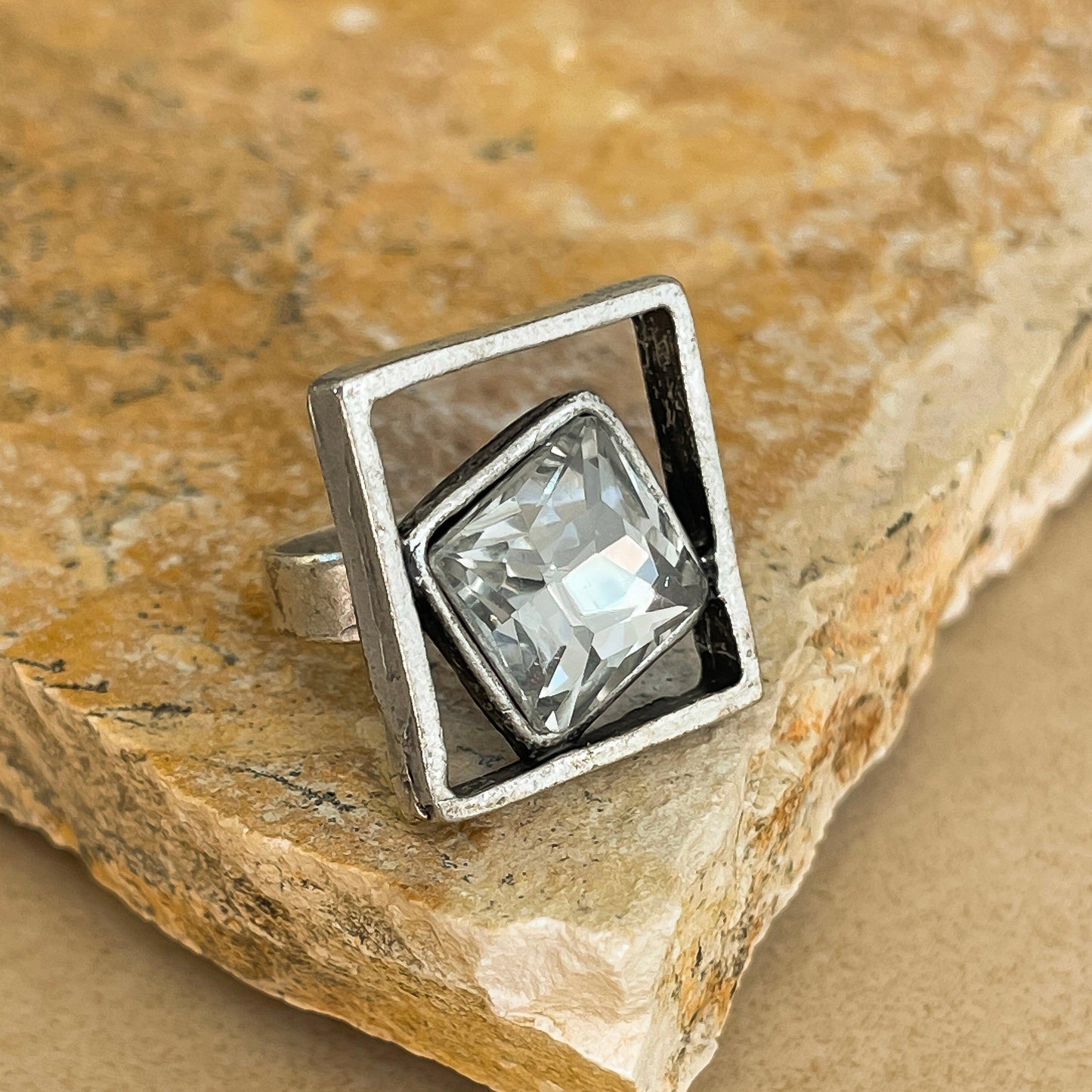 Abu Dhabi ring ZAMAC jewelry - Handmade jewelry for lovers of natural, clean shapes..