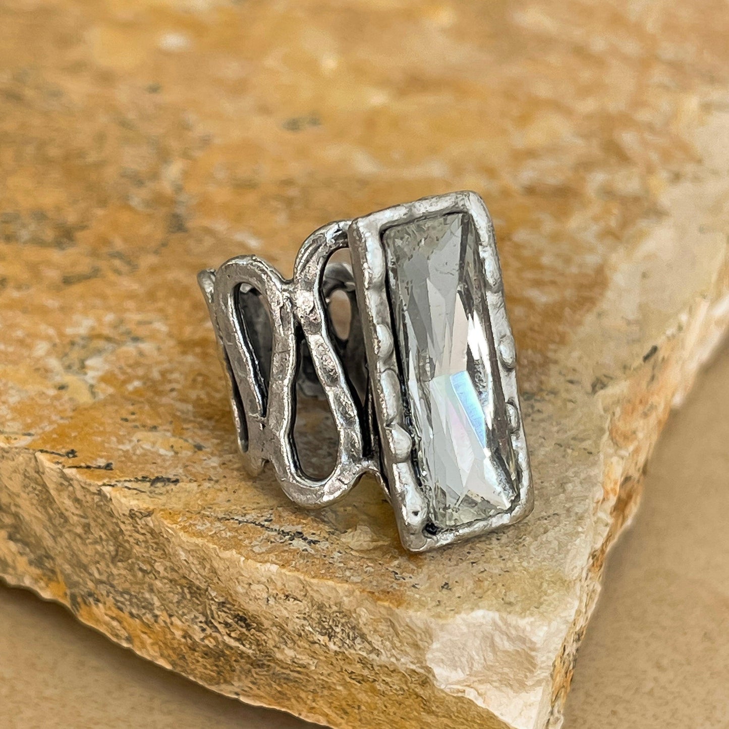 Ischia ring ZAMAC jewelry - Handmade jewelry for lovers of natural, clean shapes..