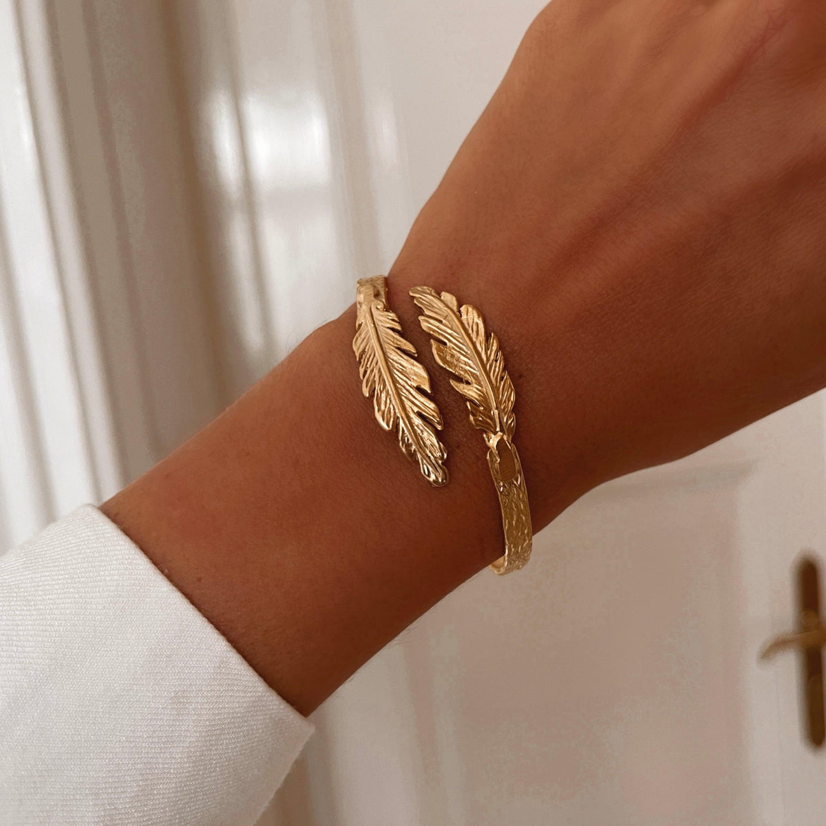 Corsica-gold bracelet ZAMAC jewelry - Handmade jewelry for lovers of natural, clean shapes..